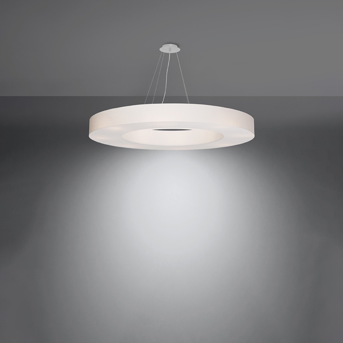 Lustre SATURNO SLIM 90 blanc