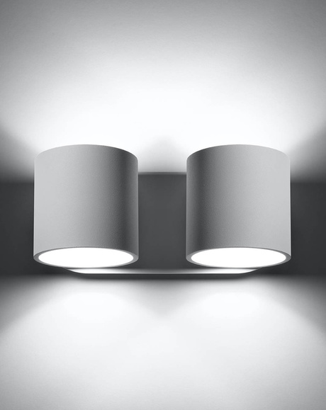 Applique ORBIS 2 blanche +2x ampoule LED G9 3000K Warm 4.5W 510lm