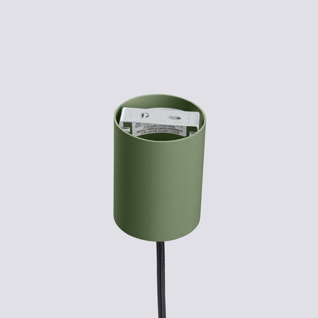Lampe suspendue ESTRIA 1 beige/vert olive
