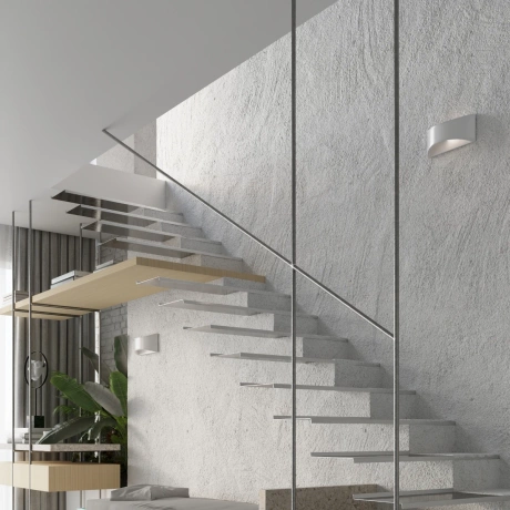 Applique vernie VIXEN blanc brillant