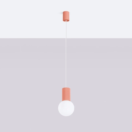 Lampe pendante HALO 1 peach