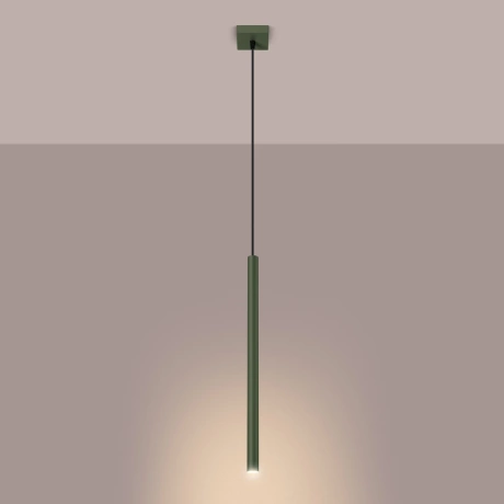 Lampe pendante PASTELO 1 vert olive