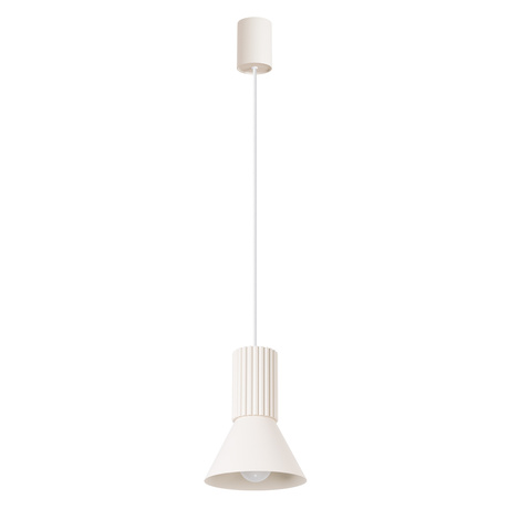 Lampe suspendue ESTRIA 1 beige