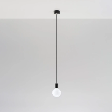 Lampe suspendue EDISON noir