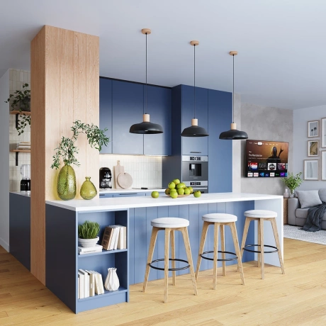 Lampe suspendue INDY noir