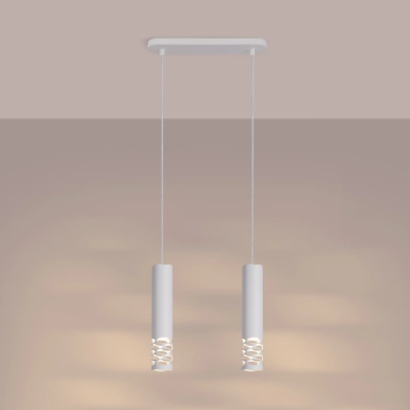 Lampe suspendue LIRO 2 blanc