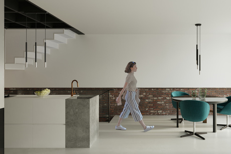 MOZAICA Lampe suspendue 3P noir/chrome + 3x ampoule LED G9 3000K Warm 4,5W 510lm