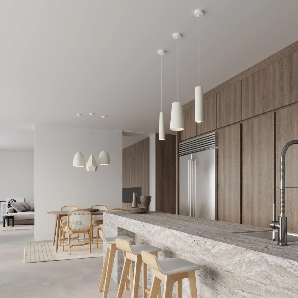 Lampe suspendue en céramique ELECTRA