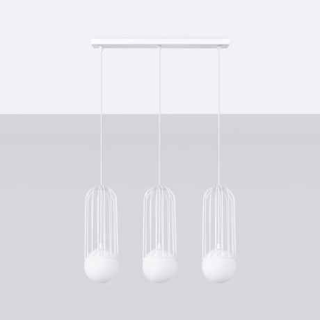 Lampe suspendue BRINA 3L blanc