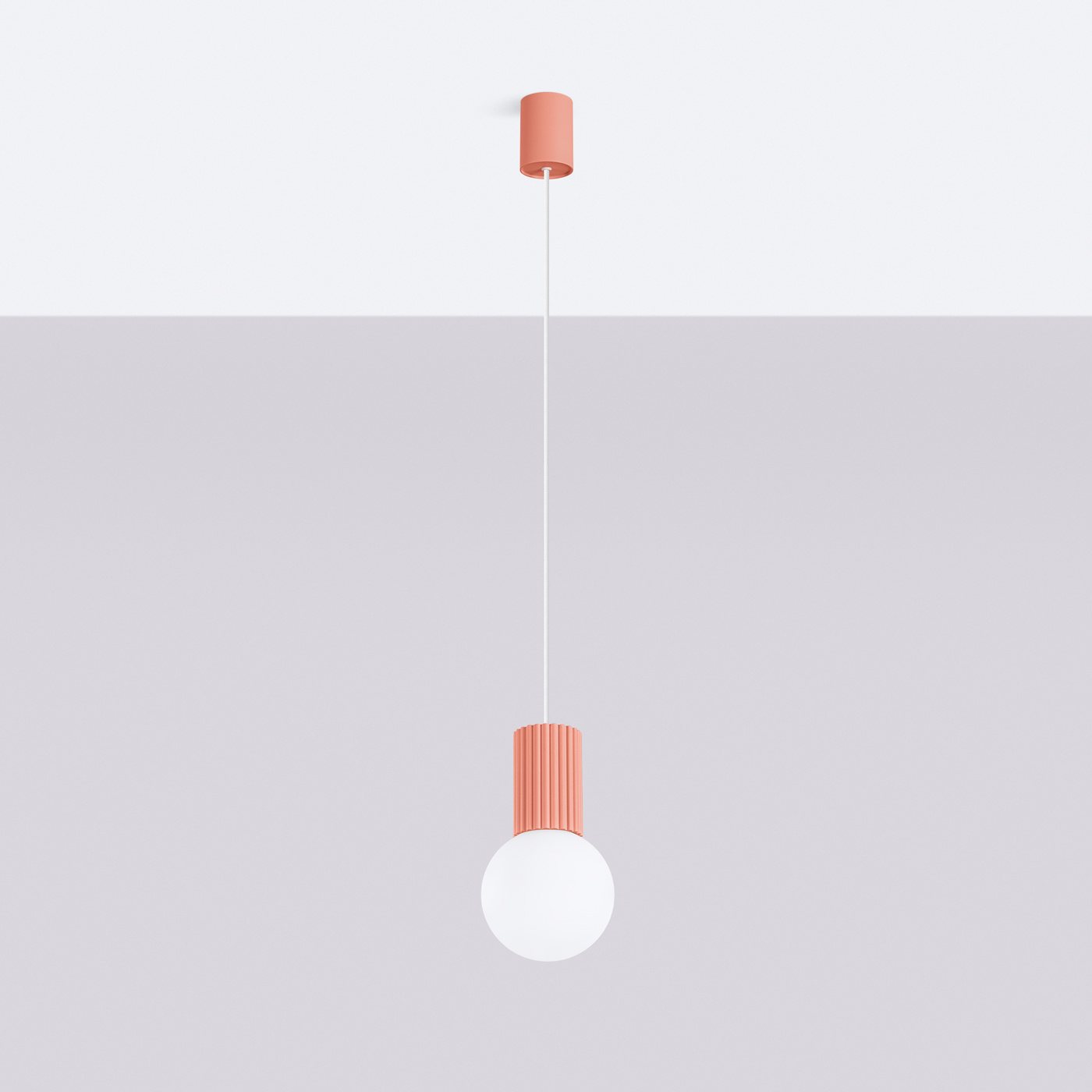 Lampe pendante HALO 1 peach