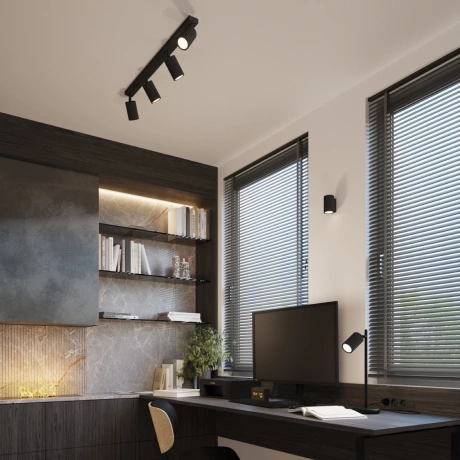 Plafonnier KARBON 4L noir