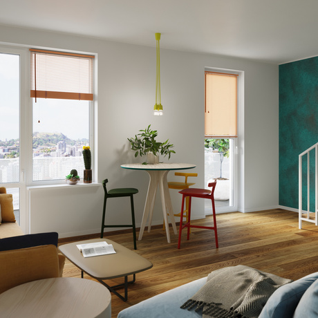 DIEGO 3 lampe suspendue jaune + 3x ampoule LED E27 4000K Froid 7,5W 650lm