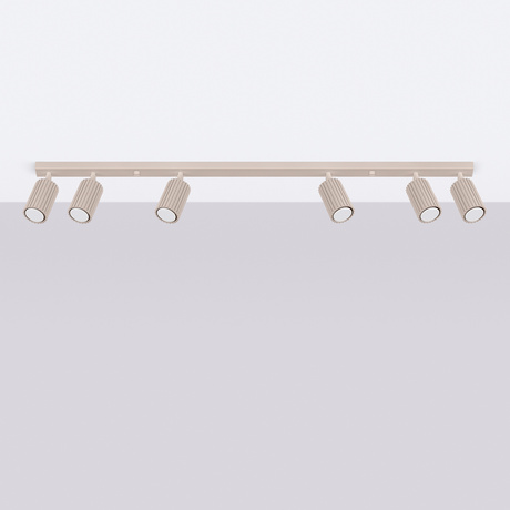 Plafonnier KARBON 6L taupe