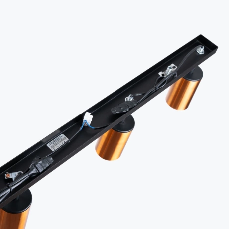 Plafonnier WINX 4L noir/cooper