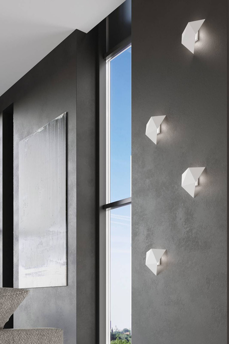 Applique SOLIDO blanc + 1x ampoule LED G9 3000K Warm 4.5W 510lm