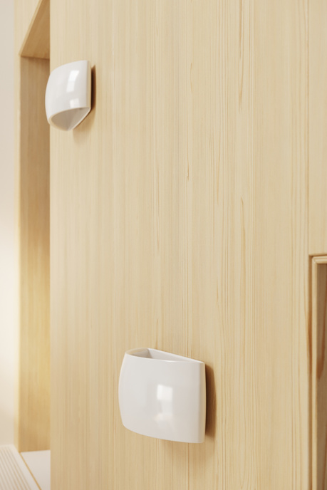 PONTIUS applique laquée blanc brillant + 1x ampoule LED G9 3000K Warm 4.5W 510lm