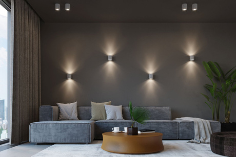 Applique ORBIS béton + 1x ampoule LED G9 4000K Cold 4.5W 530lm