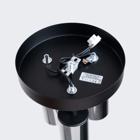 Plafonnier WINX 3P noir/chrome