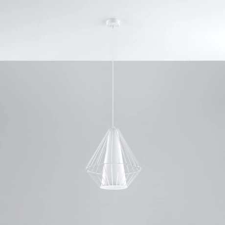 Lampe suspendue DEMI blanc