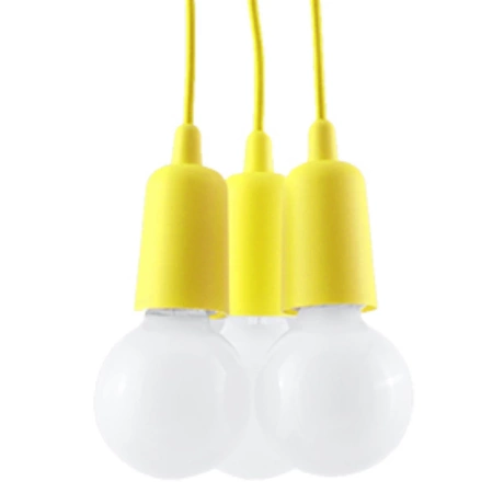 Lampe pendante DIEGO 3 jaune