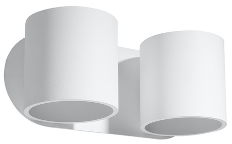 Applique ORBIS 2 blanche +2x ampoule LED G9 3000K Warm 4.5W 510lm