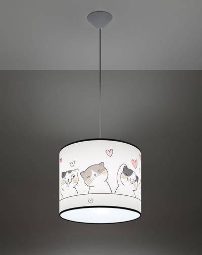 CAT 30 lampe suspendue + 1x ampoule LED E27 4000K Cold 7.5W 650lm