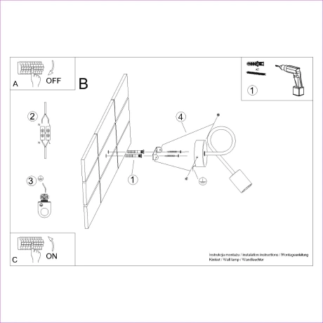 Applique EMBER blanc