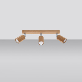 Plafonnier ZEKE 3 chêne