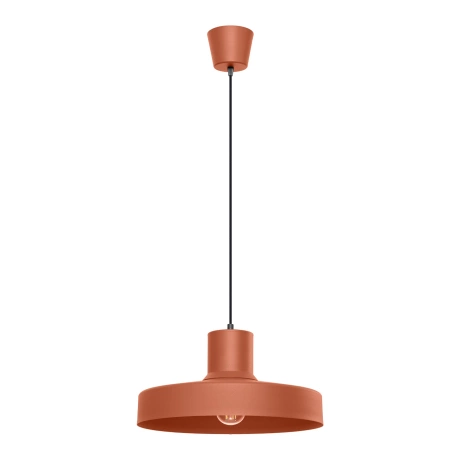 Lampe suspendue BILO rouge ocre
