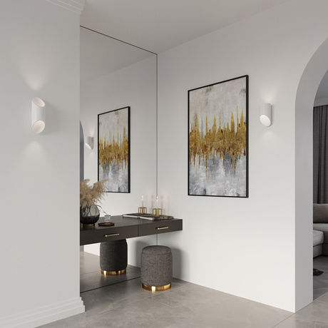 Applique PENNE 20 blanc + 1x ampoule LED G9 4000K froide 4,5W 530lm