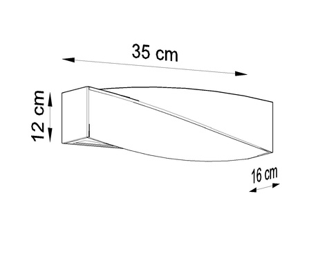 Applique en céramique SIGMA MINI blanc + 1x ampoule LED E27 3000K Warm 7.5W 620lm