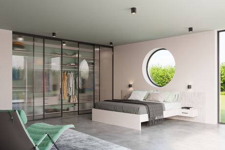 Plafond INEZ noir + 1x ampoule LED G9 3000K Warm 4.5W 510lm