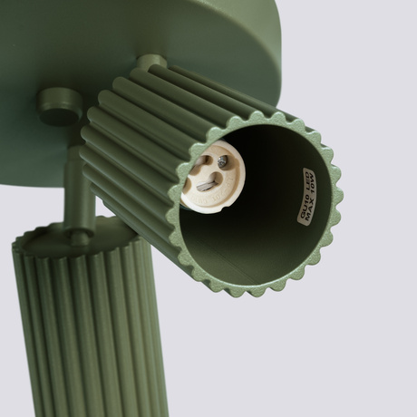 Plafonnier KARBON 3P vert olive