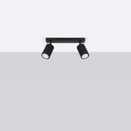 Plafonnier KARBON 2 noir