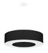 Lustre SATURNO 70 noir + 6x ampoule LED E27 4000K Froid 7.5W 650lm