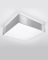 Plafond HORUS 35 GREY + 2x ampoule LED E27 3000K Warm 7.5W 620lm