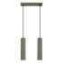 Lampe suspendue KARBON 2 vert olive