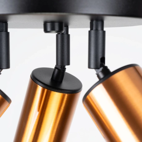 Plafonnier WINX 3P noir/cooper