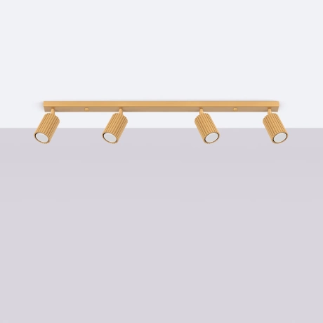 Plafonnier KARBON 4L or