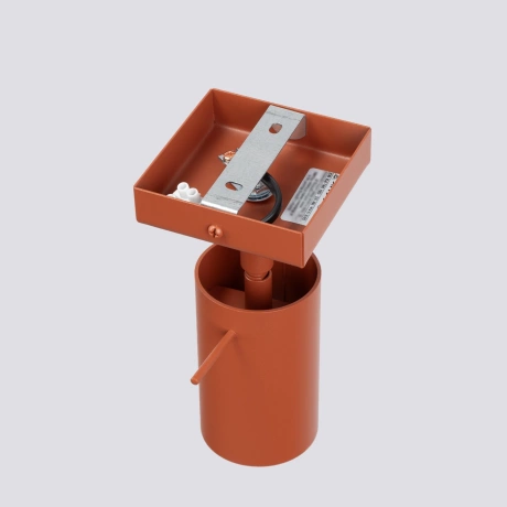 Applique RING rouge ochra