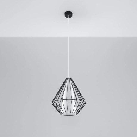 Lampe suspendue DEMI noir