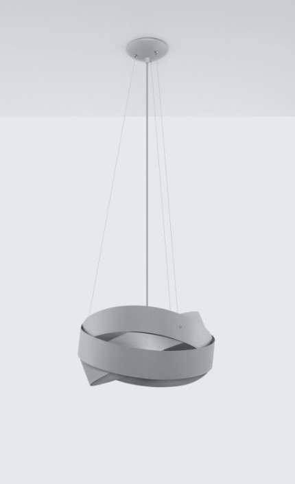 Lampe suspendue MOBIUS gris