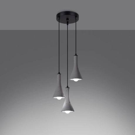 Lampe suspendue REA 3P béton