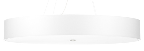 Lustre SKALA 100 blanc + 6x ampoule LED E27 4000K Froid 7.5W 650lm