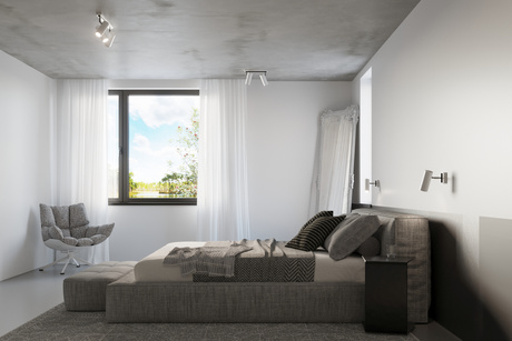 Plafond DIREZIONE 3 blanc + 3x ampoule LED GU-10 3000K Warm 7W 620lm