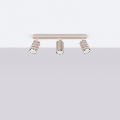 Plafonnier KARBON 3L taupe