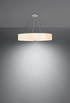 Lustre SKALA 70 blanc + 6x ampoule LED E27 3000K Warm 7.5W 620lm