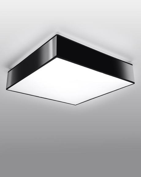 Plafond HORUS 25 BLACK + 1x ampoule LED E27 4000K Cold 7.5W 650lm