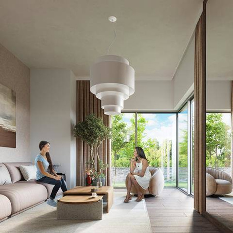 Lustre REFLEXION 50 blanc + 5x ampoule LED E27 3000K Warm 7.5W 620lm