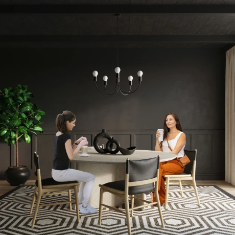 Lustre PICCOLO 5 noir